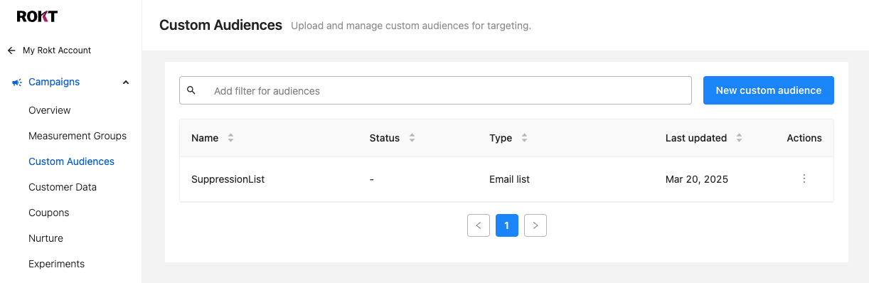 Custom Audience Import