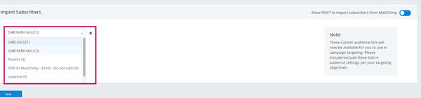 Custom Audience Import