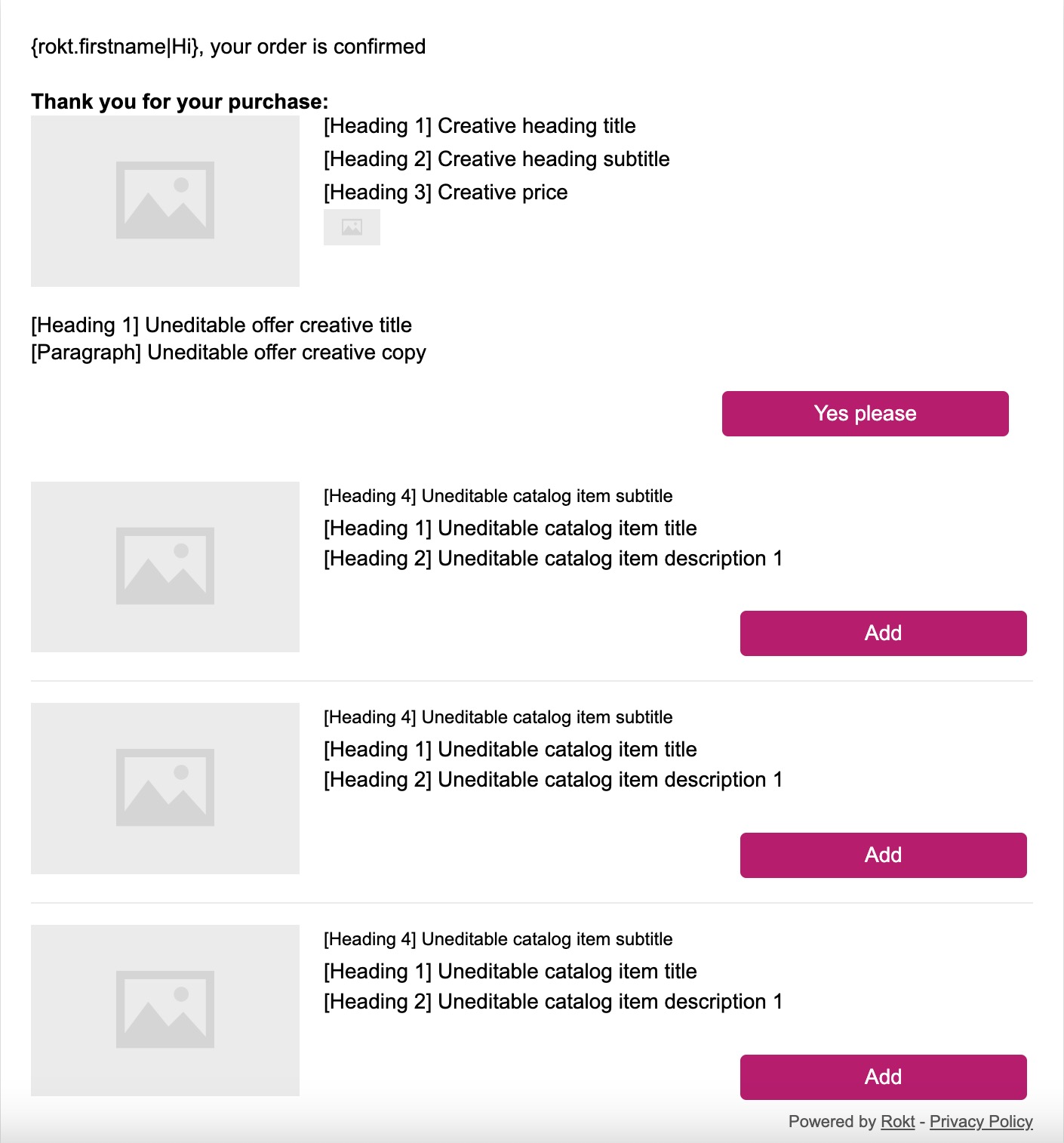 Embedded add to cart