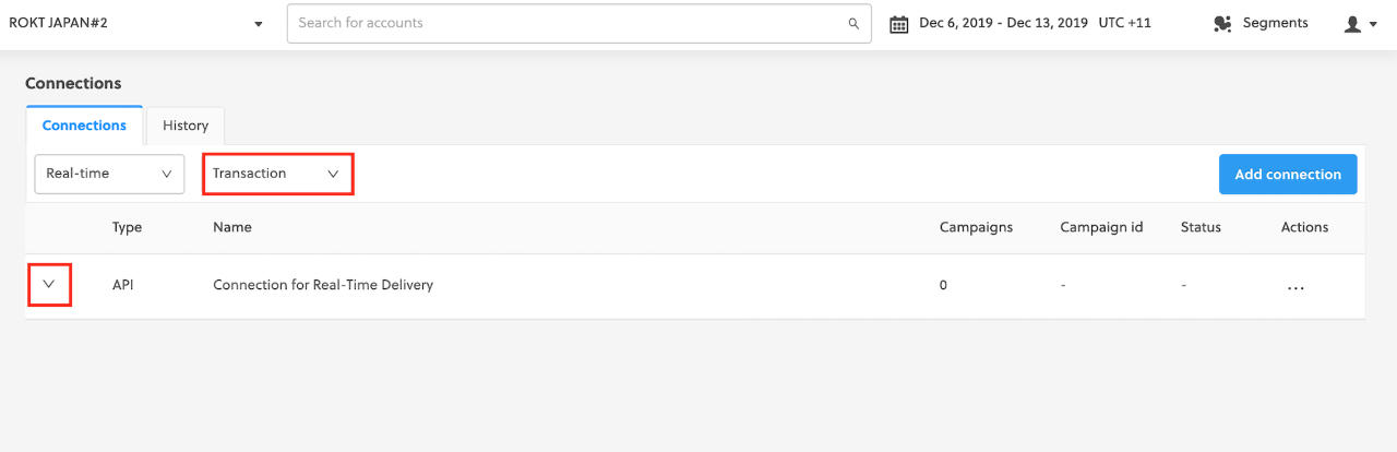 Transaction Export via API