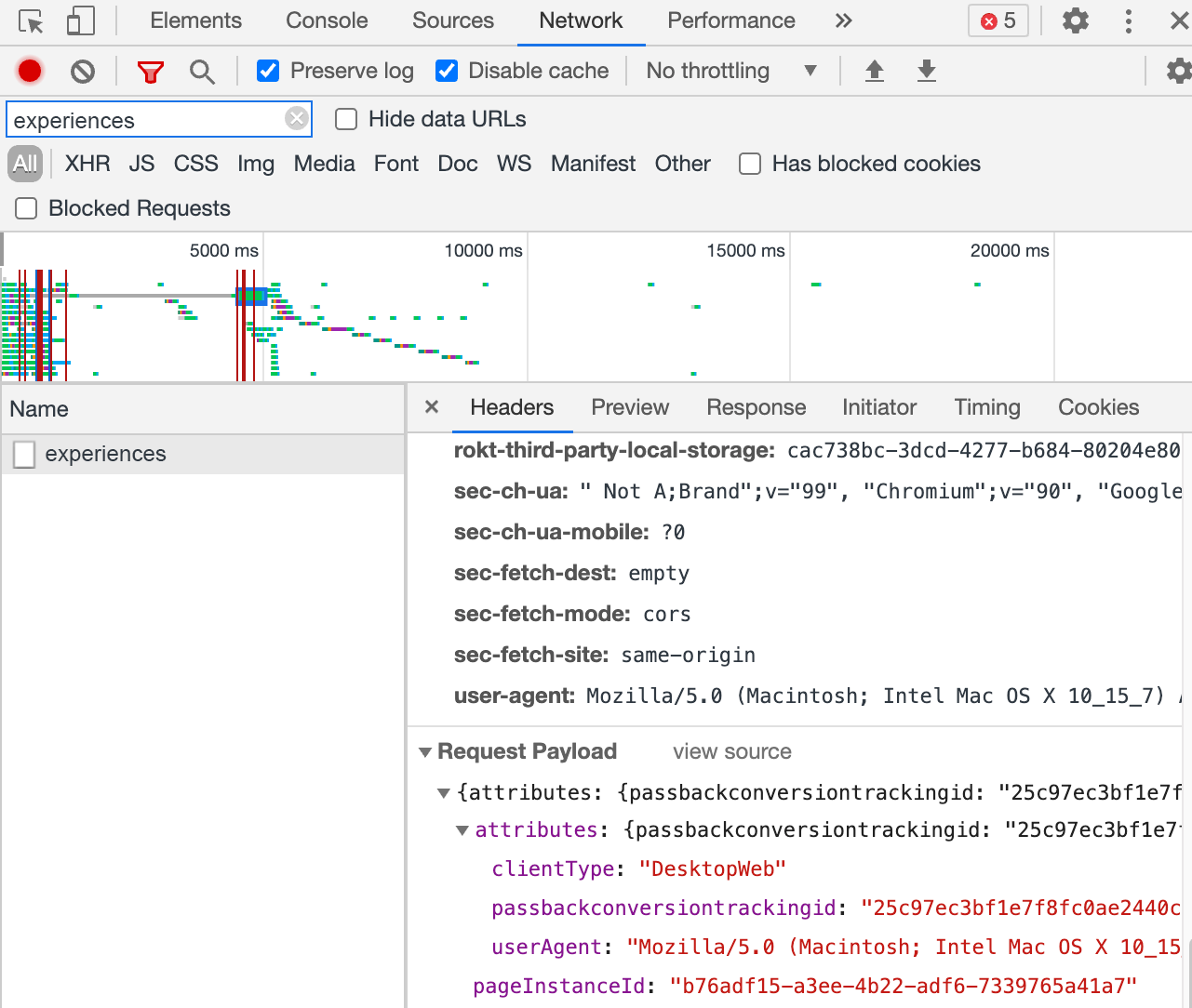 Web SDK integration testing