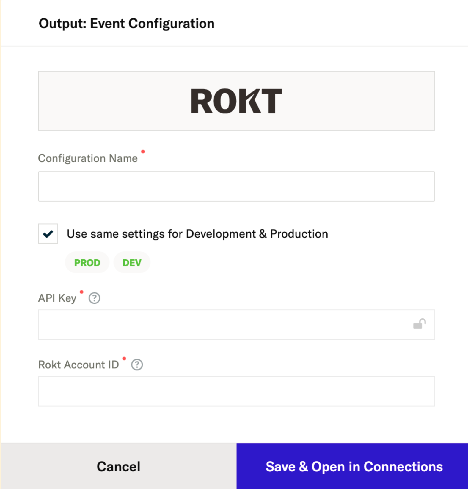 mParticle UI - Connecter Audience