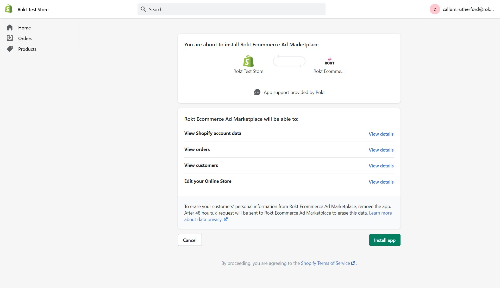 Installer l&#39;application sur votre boutique